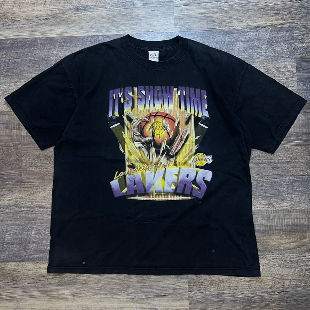 1990’s Los Angeles Lakers “It’s Showtime” T-Shirt - Picture 1 of 16